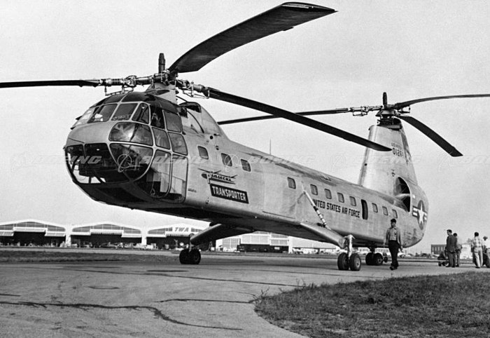 Piasecki h-16 Transporter двухроторные вертолёты
