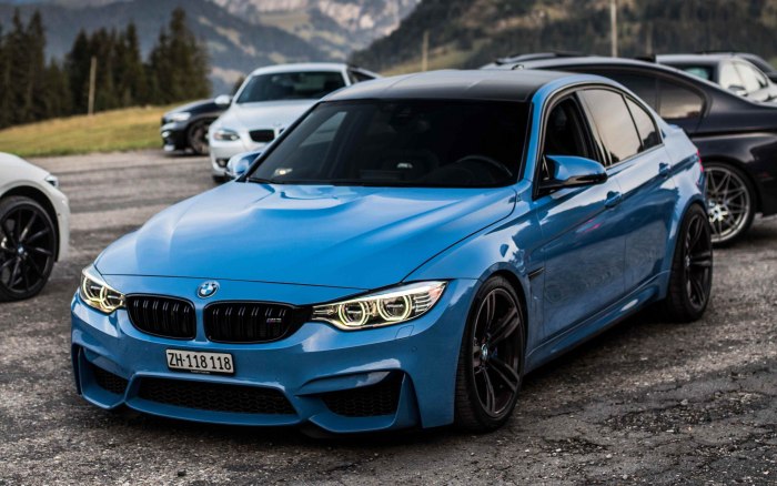BMW m3 синяя