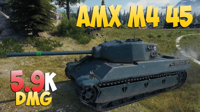 AMX m4 45 броня