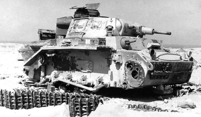 PZ.3 Ausf.j подбитый