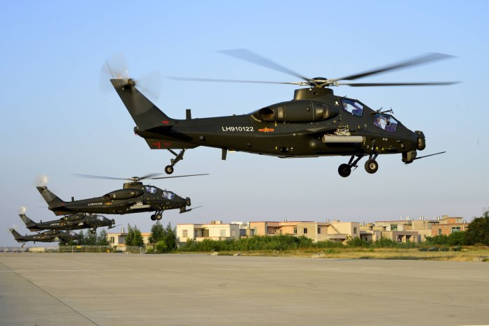 Китайский боевой вертолет z-10