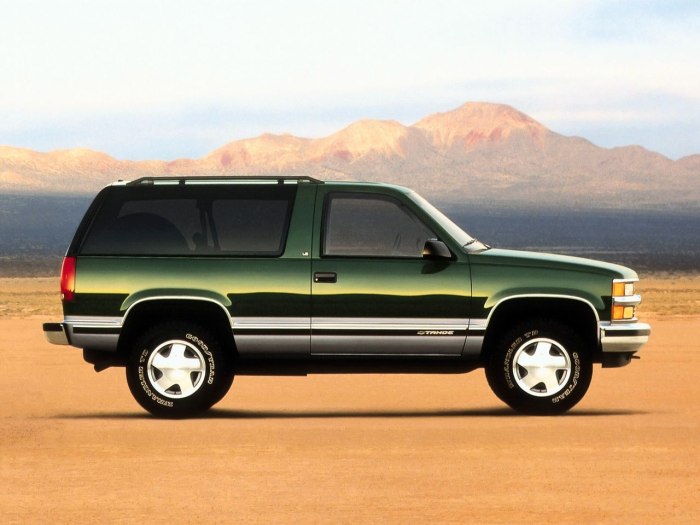 Chevrolet Tahoe 1995 3 Door