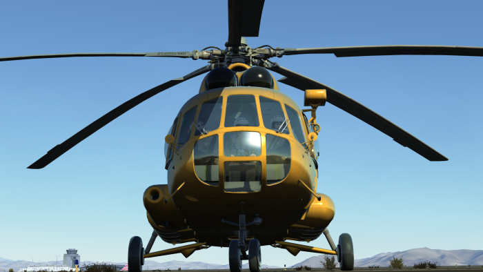 Ми-8 вертолёт сбоку