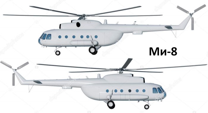 Рисунок ми-8 вид сбоку