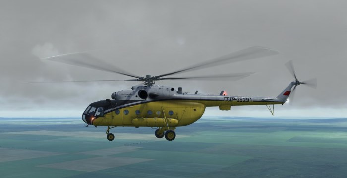 Вертолет ми 8 вид сбоку
