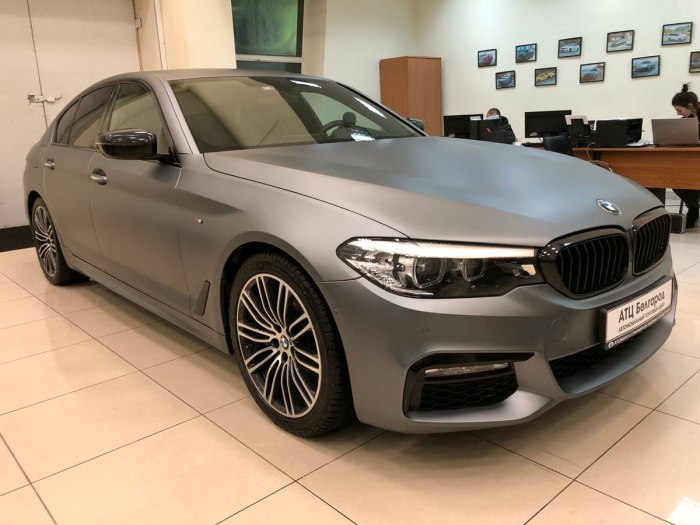 BMW g30 матовый серый