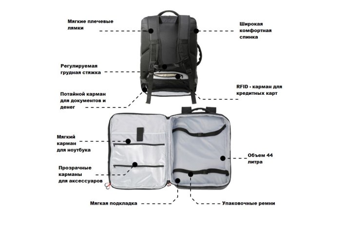 Cabin Max Santiago рюкзак