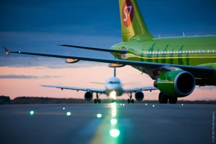 Самолёт s7 Airlines Эстетика