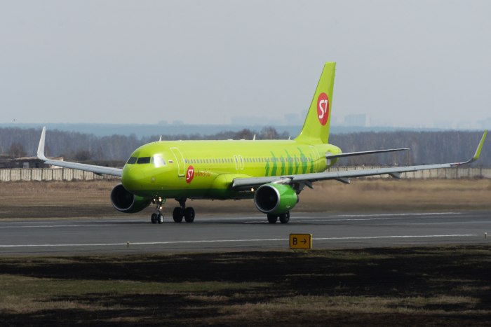 S7 Airlines самолет Домодедово а 320
