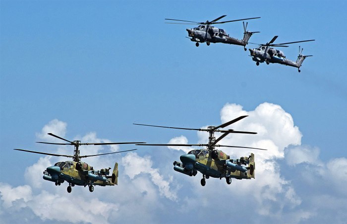 Вертолёт к-52 Аллигатор