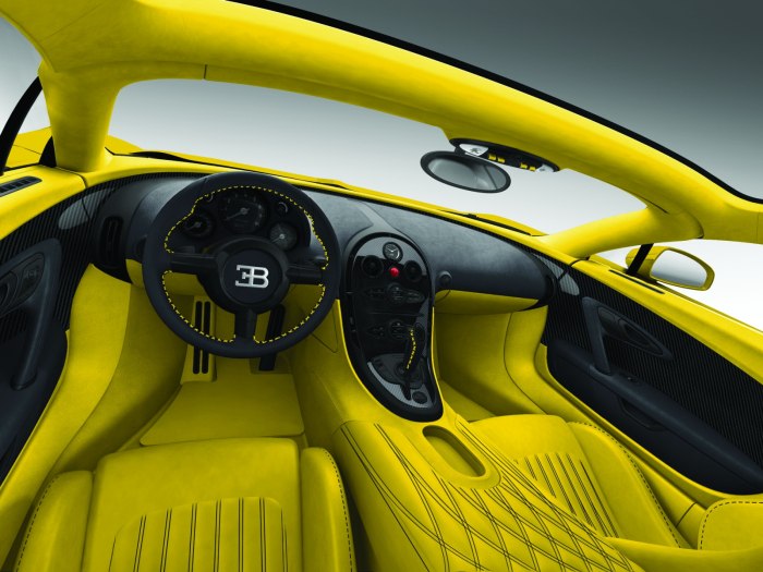 Bugatti Veyron салон