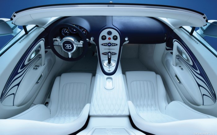 Bugatti Veyron салон