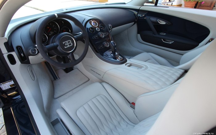 Bugatti Veyron 16.4 super Sport салон