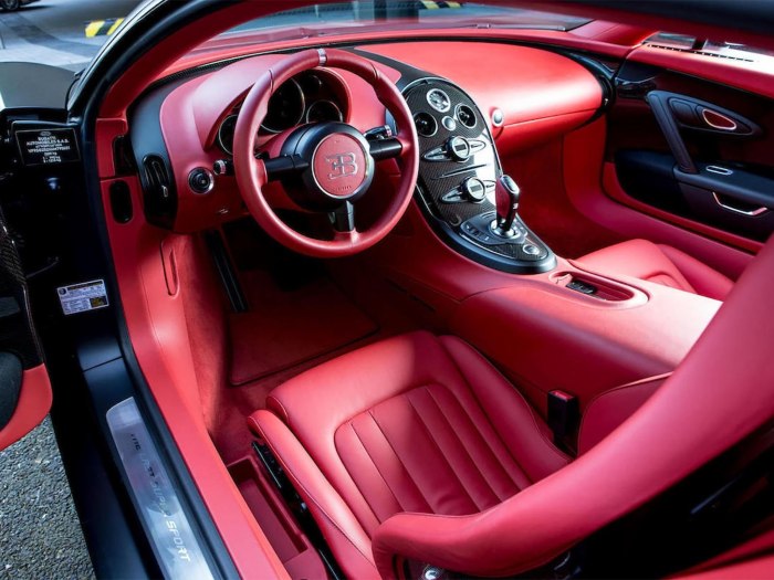Bugatti Veyron салон