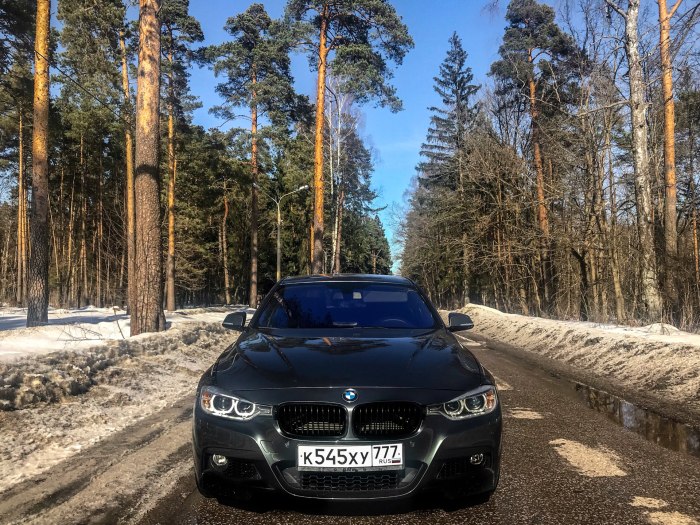 Фото БМВ В России зимой