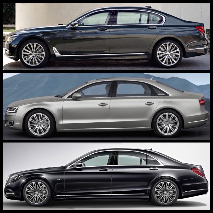 BMW 7 vs Mercedes s