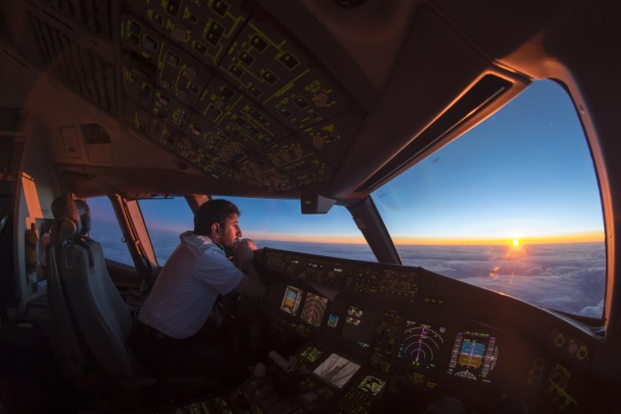 Боинг 777 кабина