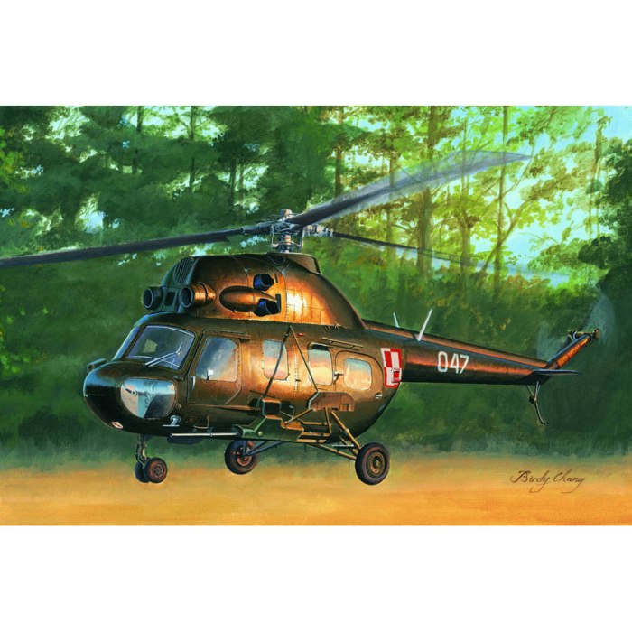 Ми-2 1/72 Hobby Boss