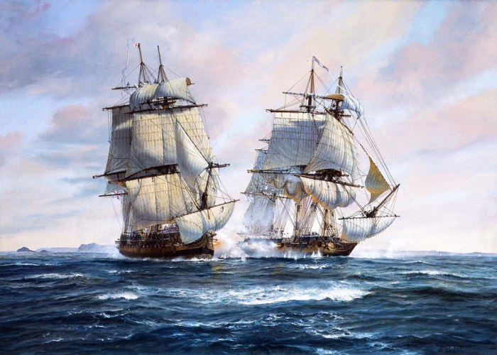 Roy Cross художник парусники