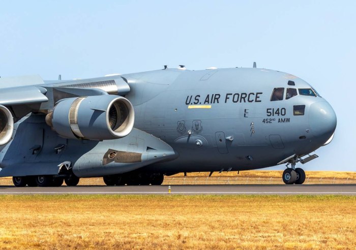 Транспортный самолет c-17a Globemaster III