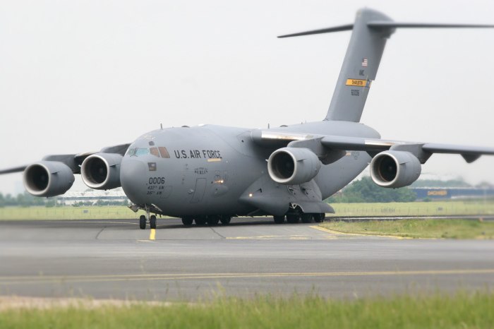 Boeing c-17 Globemaster III военно-транспортные самолёты