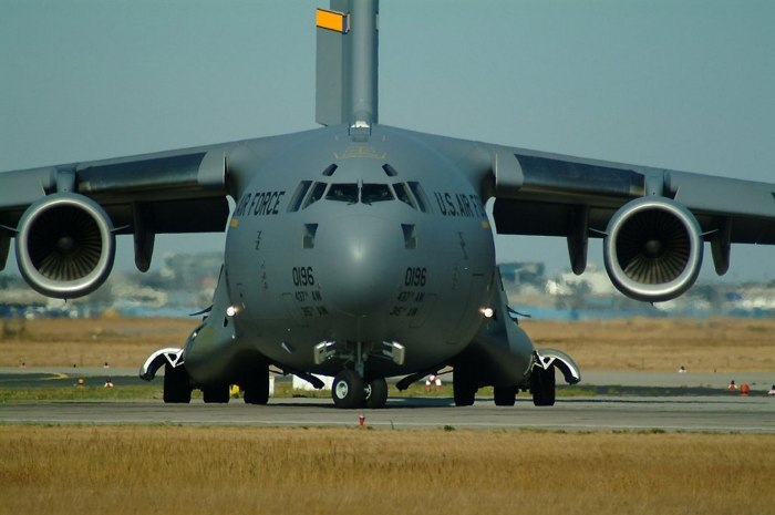 Boeing c-17 Globemaster III военно-транспортные самолёты