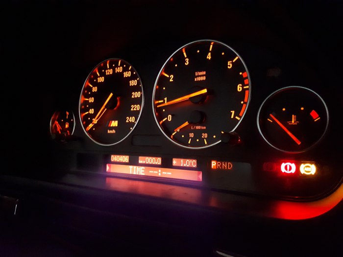 BMW e39 панель