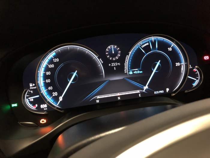 Аналоговая приборная панель BMW g01