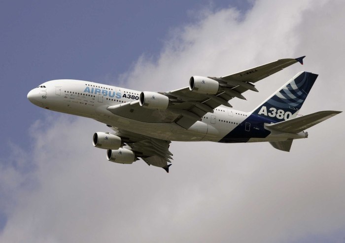 Двухэтажный самолет а380