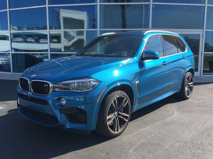 BMW x5 m Blue