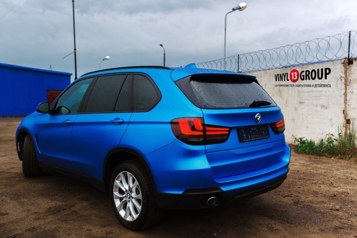 BMW x5 g05 матовый синий