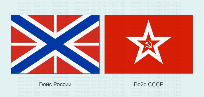 Флаг и гюйс ВМФ СССР