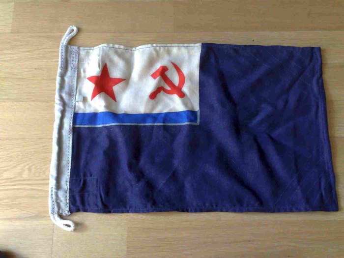 Флаг и гюйс ВМФ СССР