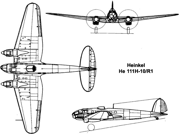 Чертежи he111h1