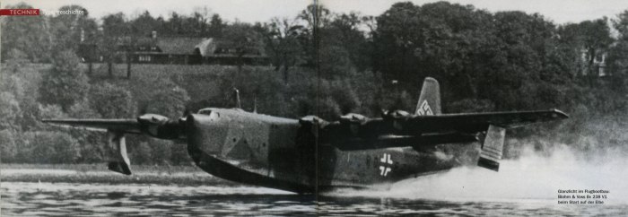 Blohm & Voss BV 238 Габариы