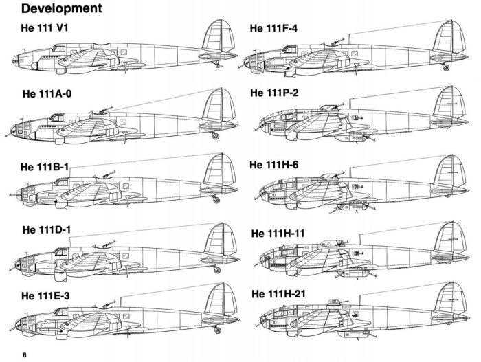 He-111h6 чертежи