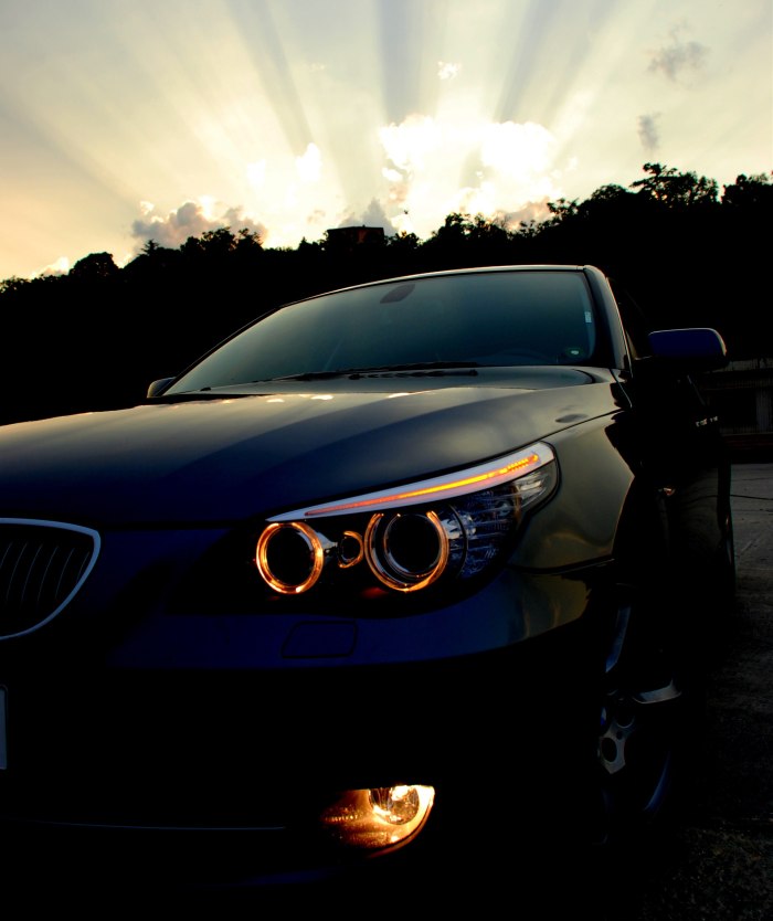BMW m3 в темноте