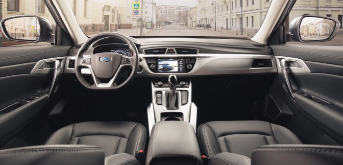 Geely Atlas 2020 салон
