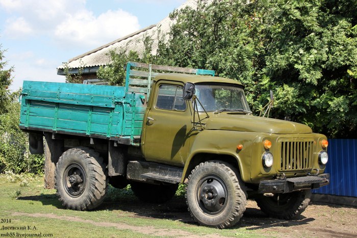 ГАЗ 53 военный грузовик
