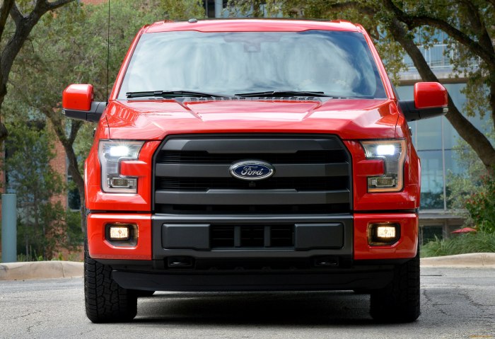 Пикап Форд f-150. Красный