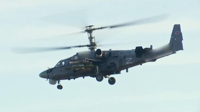 Вертолёт ка-52 Аллигатор на Украине