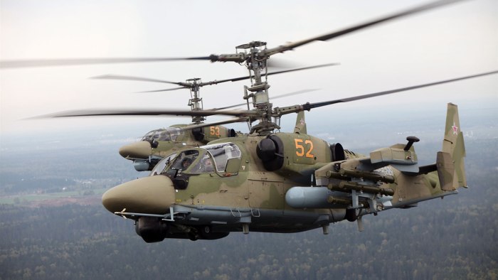 Вертолёт к-52 Аллигатор