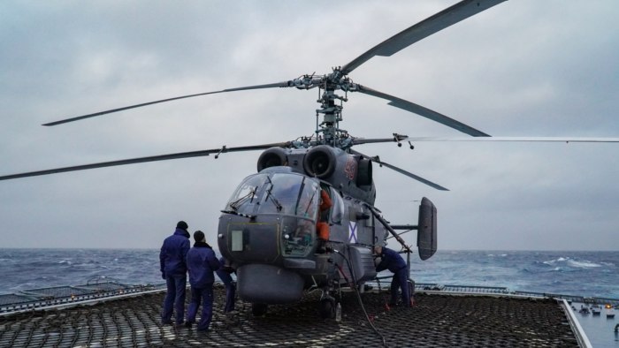 Ка-27 фрегата Адмирал горшков