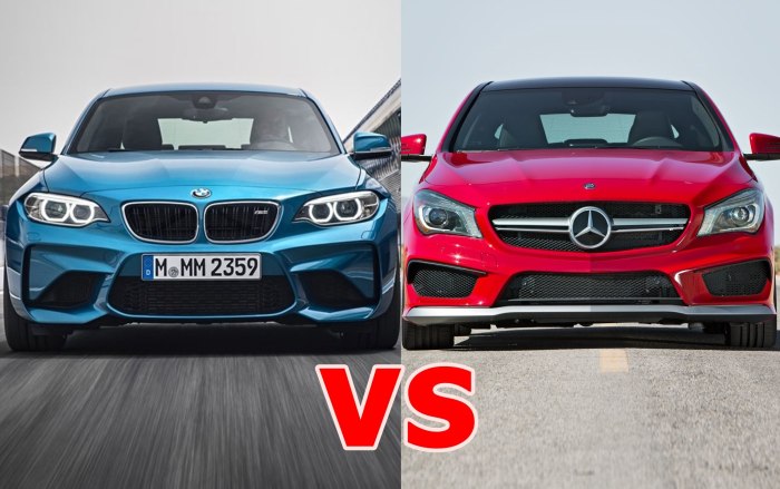 CLA vs BMW 3