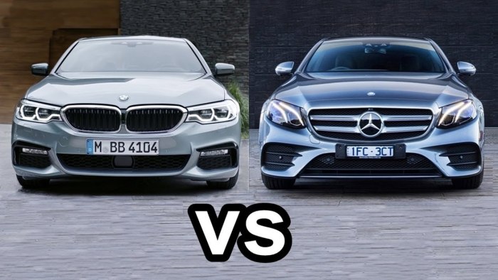 BMW 5 vs Mercedes e class