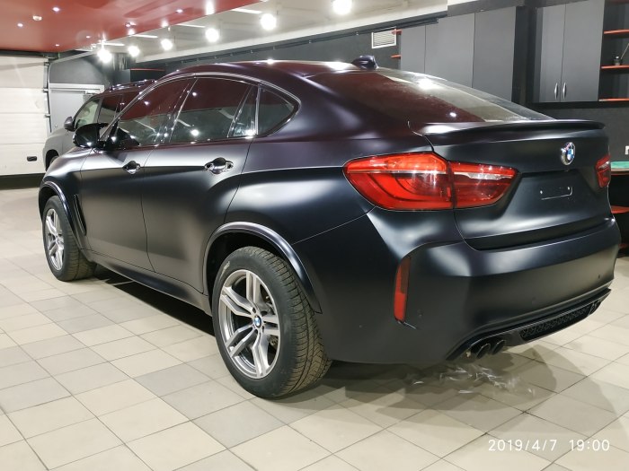 BMW x6 g06 черный матовый