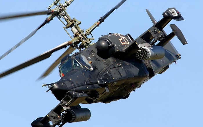 Вертолет ка-50 "черная акула"