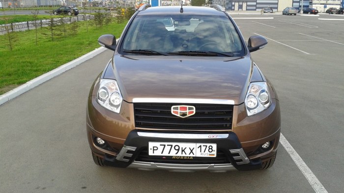 Geely Emgrand x7 бампер