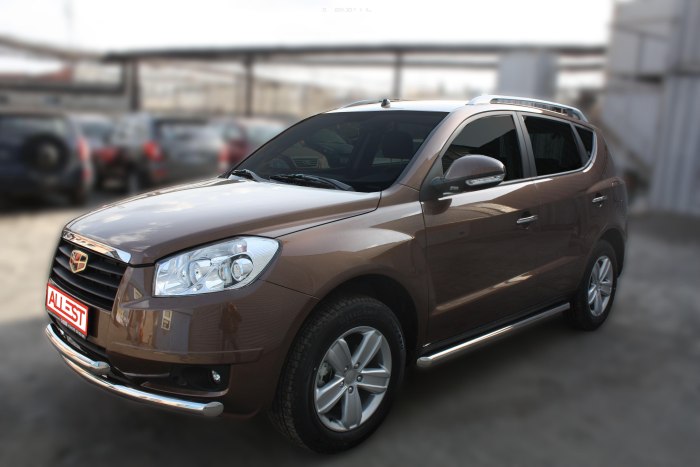 Geely Emgrand x7 пороги