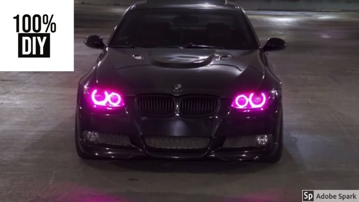 Led маркеры для BMW e90